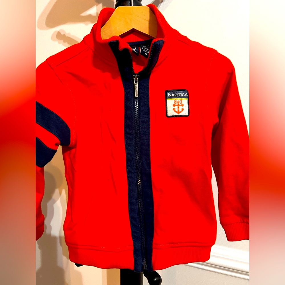 Nautica little boys full zip sweater